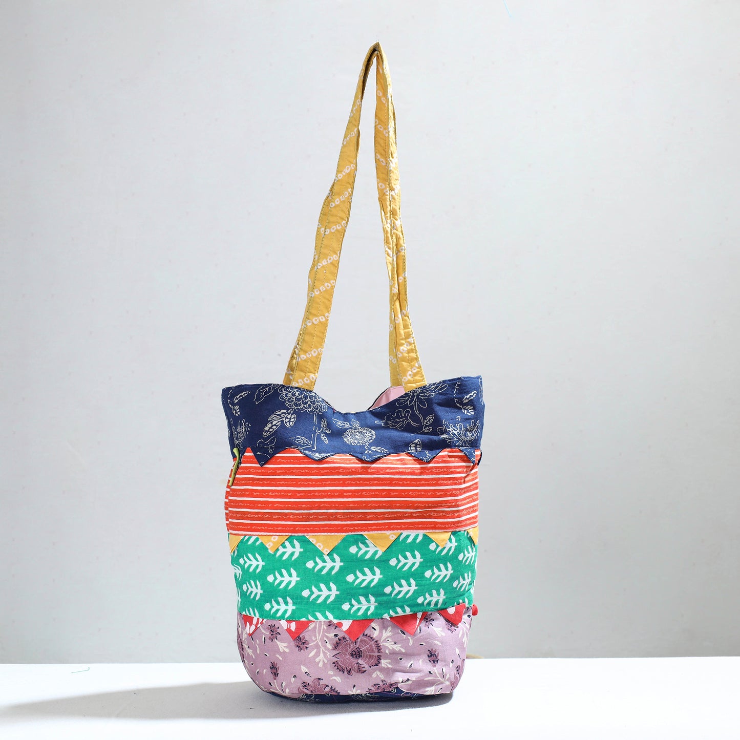 patchwork shoulder bag