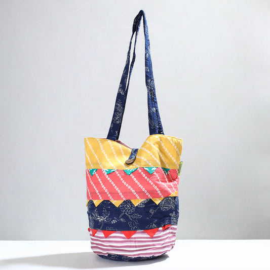 Multicolor - Jugaad Patchwork Handmade Shoulder Bag 34