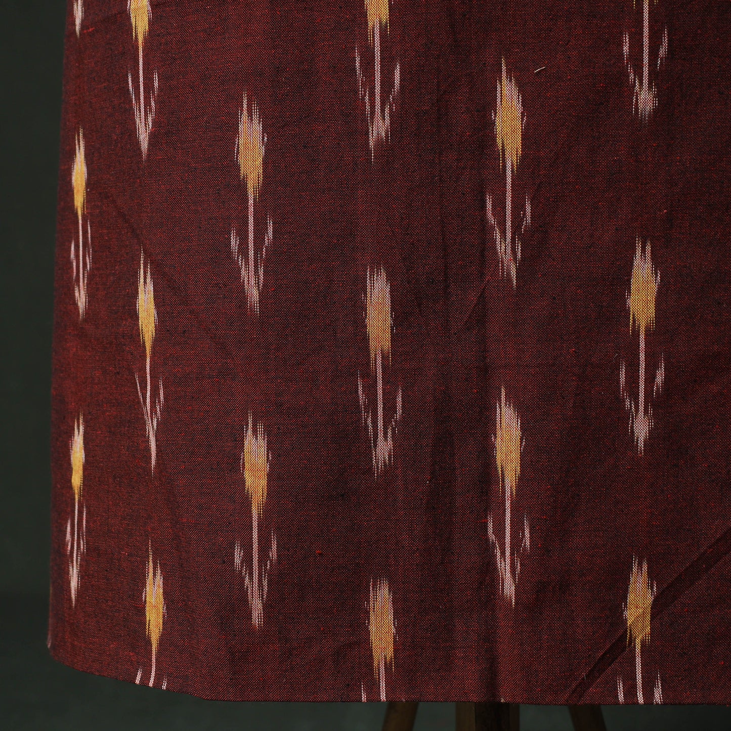 Pochampally Ikat Weave Cotton 2pc Unstitched Dress Material Kurta Set 02