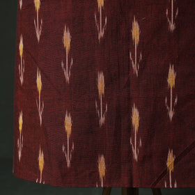 Pochampally Ikat Weave Cotton 2pc Unstitched Dress Material Kurta Set 02