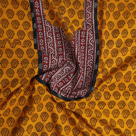 Yellow - bagh cotton unstitched kurta material