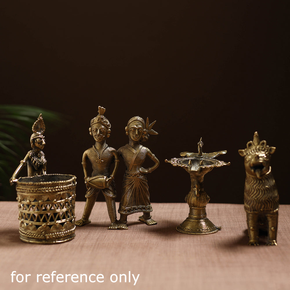 Monkey - Tribal Odisha Dokra Art Pen Stand