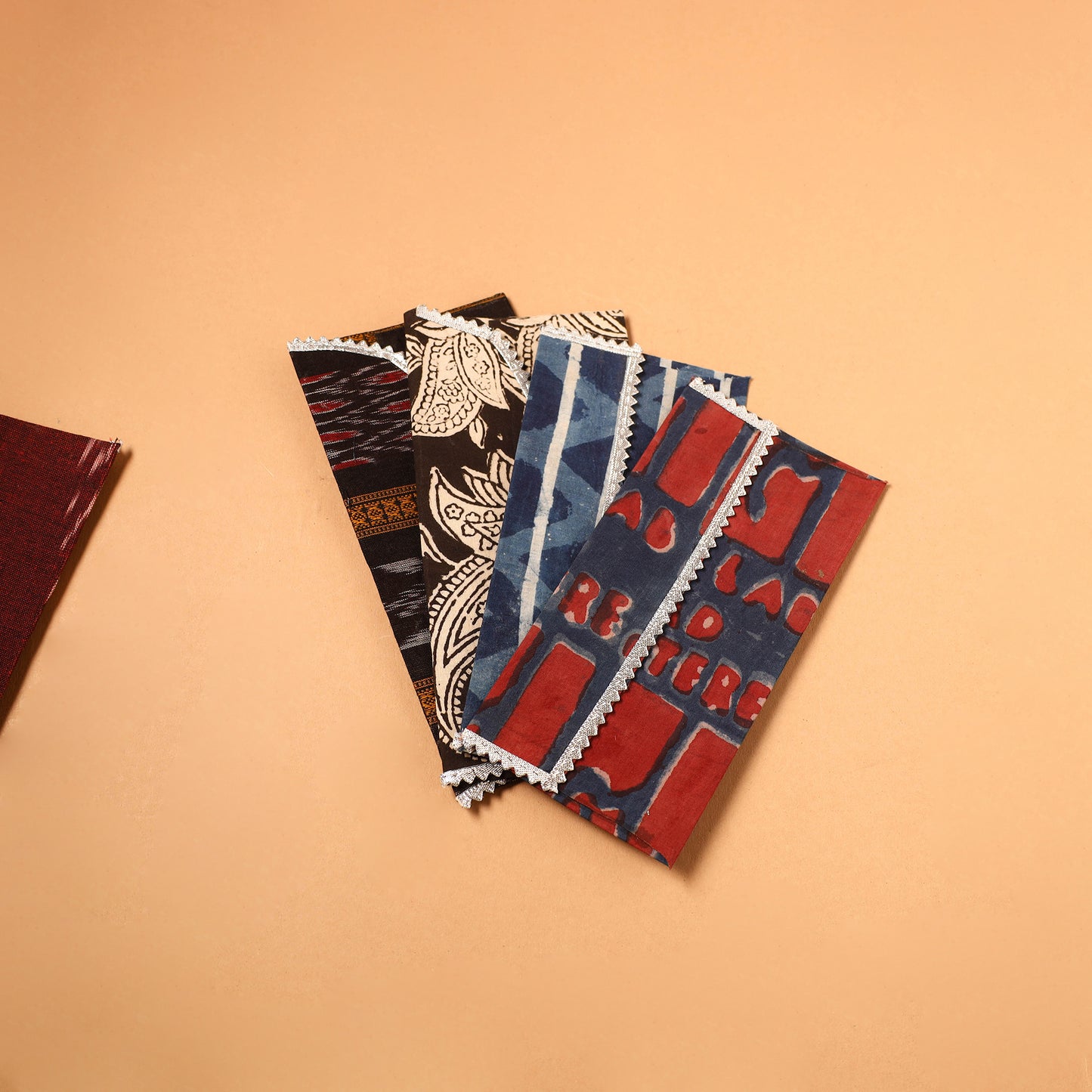  Handmade Fabric Envelope (Assorted Set of 5)