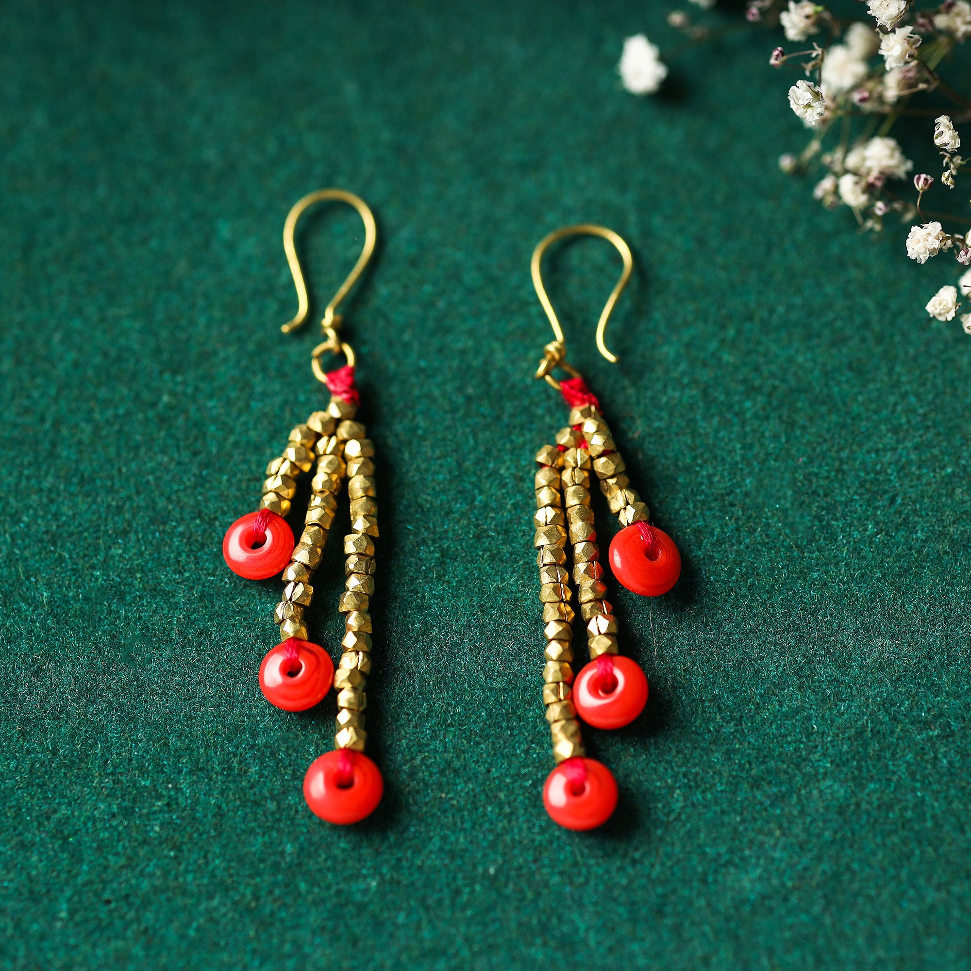 Macramé earring - Sailaja - Jewelry, Earrings - ArtPal