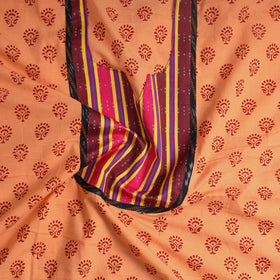 Peach - bagh cotton unstitched kurta material