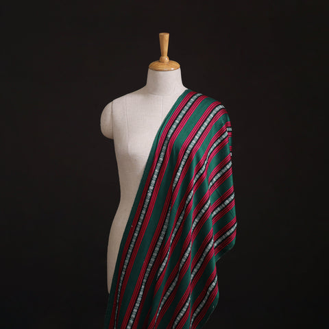 Pure Handwoven Bharashai Mashru Fabric (Width - 21 in) 08