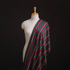 Pure Handwoven Bharashai Mashru Fabric (Width - 21 in) 08