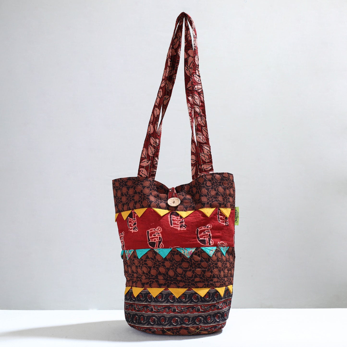 patchwork shoulder bag