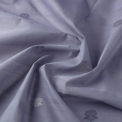 Jamdani Multicolor Lotus Thread Buti Handloom Cotton Fabric