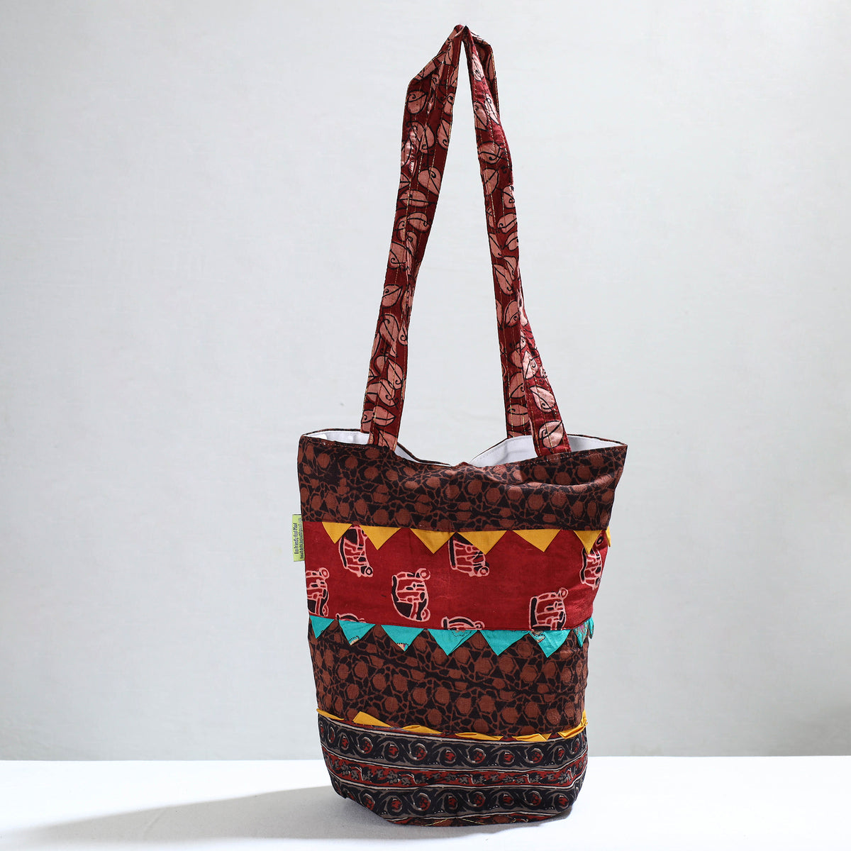 patchwork shoulder bag