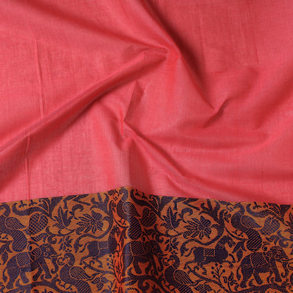Pink - Kanchipuram Cotton Precut Fabric (1 Meter)