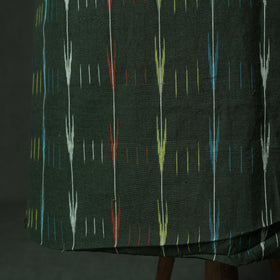 Pochampally Ikat Weave Cotton 2pc Unstitched Dress Material Kurta Set 04