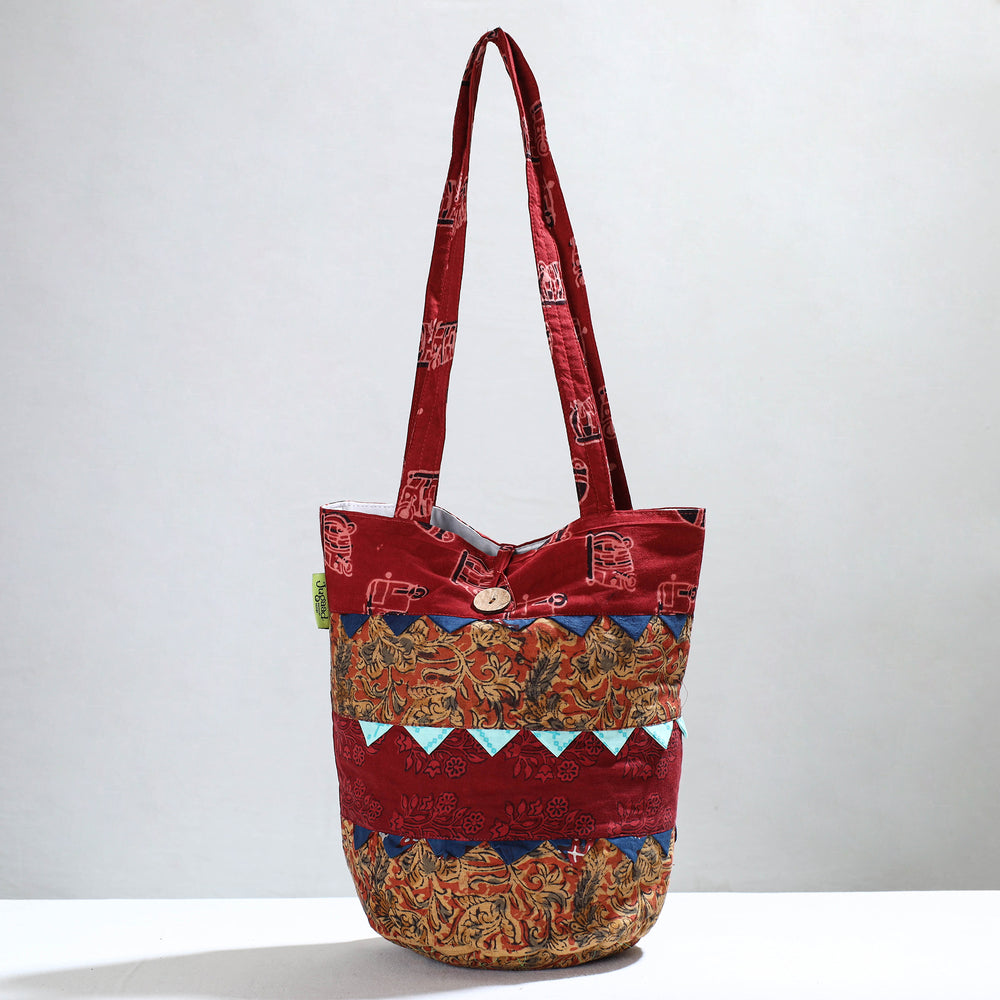 patchwork shoulder bag