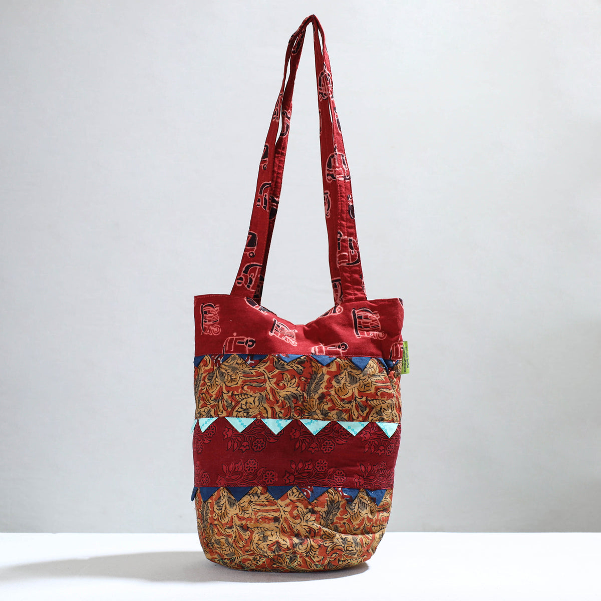 patchwork shoulder bag