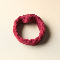 Pink - Kumaun Hand Knitted Woolen Warm Headband 36