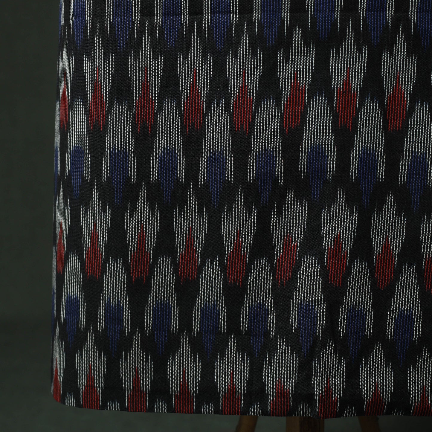 Pochampally Ikat Weave Cotton 2pc Unstitched Dress Material Kurta Set 05