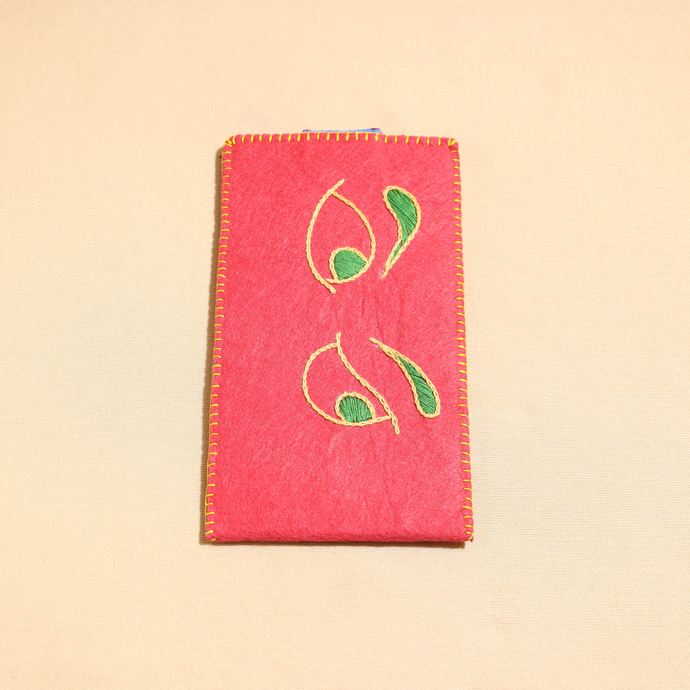 felt mobile pouch