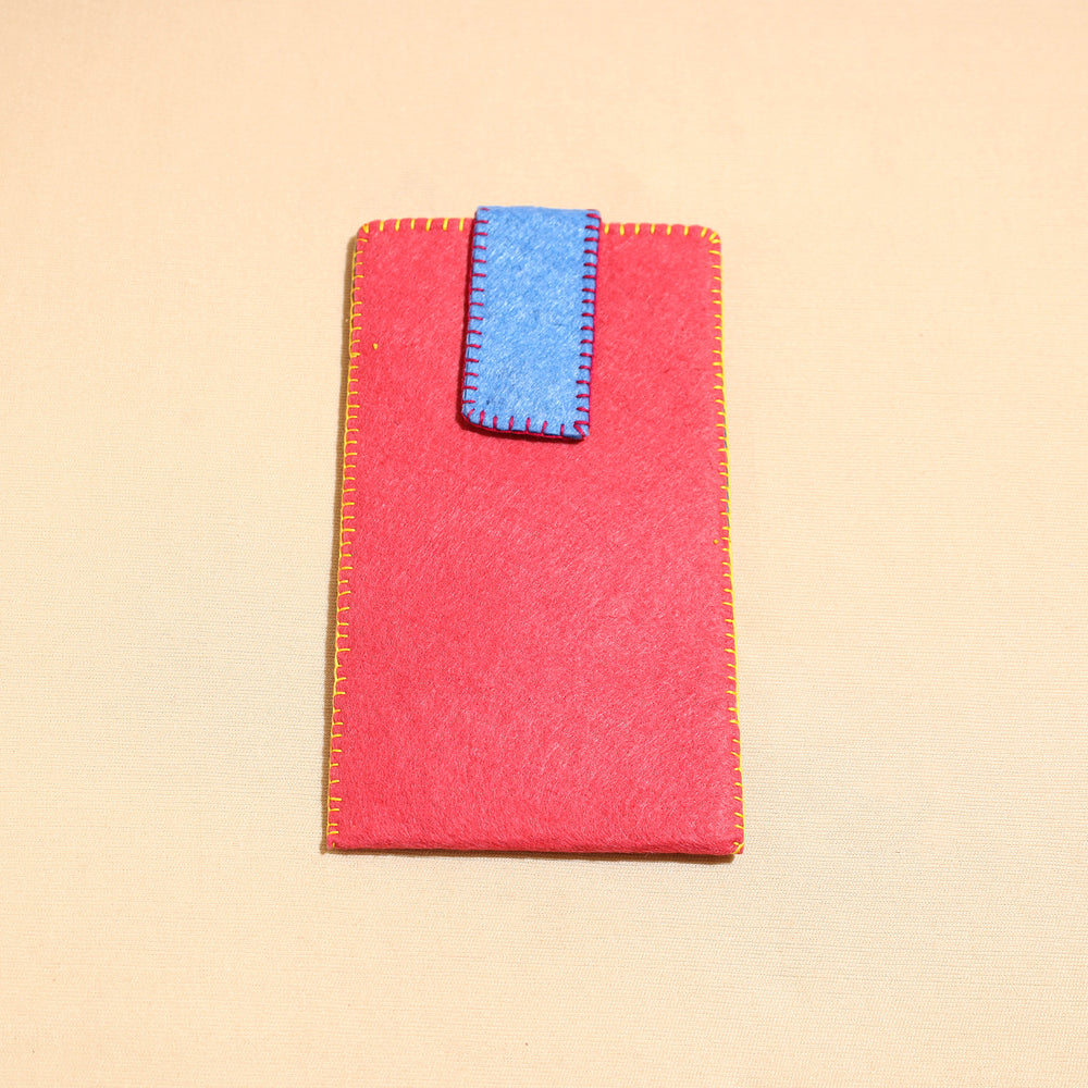 felt mobile pouch