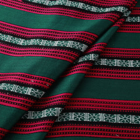 Pure Handwoven Bharashai Mashru Fabric (Width - 21 in) 08