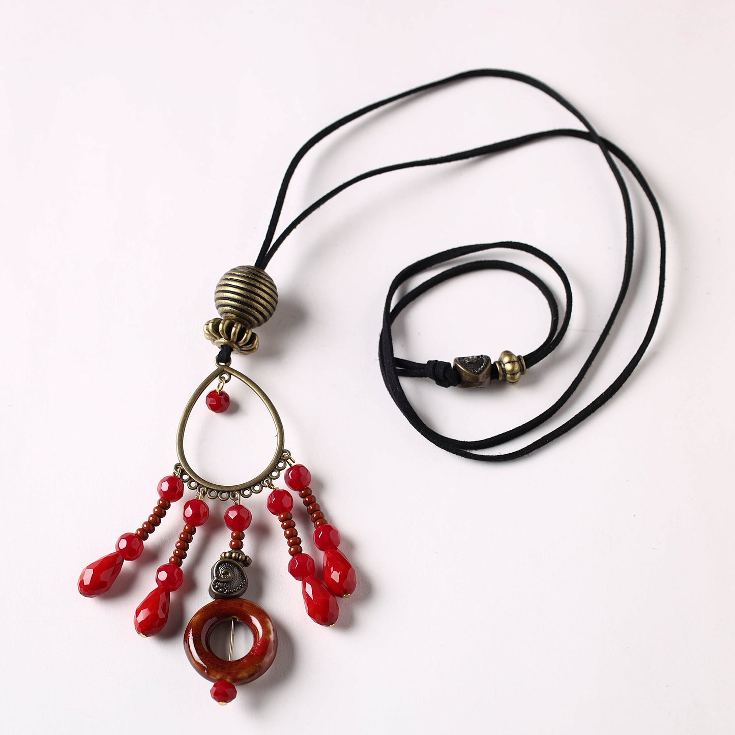 Handmade Pendant Rope Necklace 38