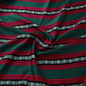 Pure Handwoven Bharashai Mashru Fabric (Width - 21 in) 08