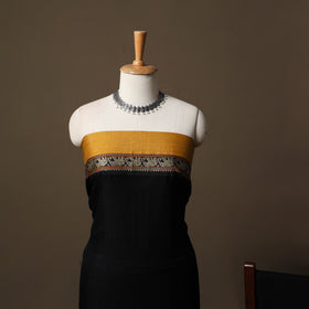 Dharwad Mercerised Cotton 3pc Unstitched Dress Material Suit Set with Woven Border 07