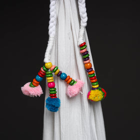 Handcrafted bead work curtain tie backs (set of 2) 04