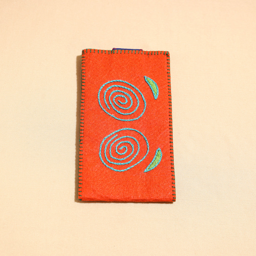 felt mobile pouch