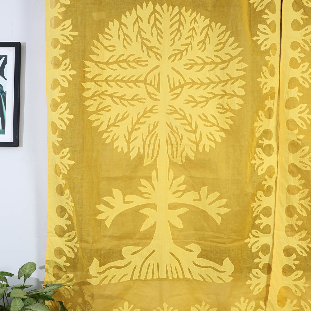 Applique Cutwork Window Curtain