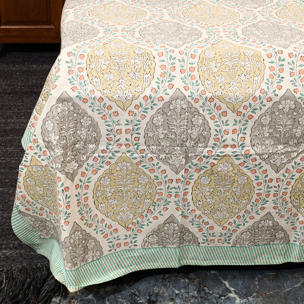 Sanganeri Double Bed Cover