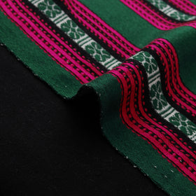 Pure Handwoven Bharashai Mashru Fabric (Width - 21 in) 07