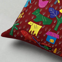 Applique Work Cushion Cover