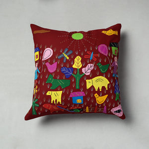 Applique Work Cushion Cover