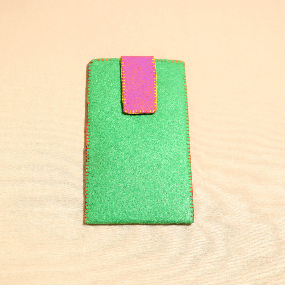 felt mobile pouch