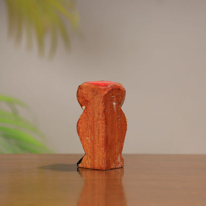 King & Queen - Traditional Burdwan Wood Craft Handpainted Sculpture (Tiny, Set of 2) 31