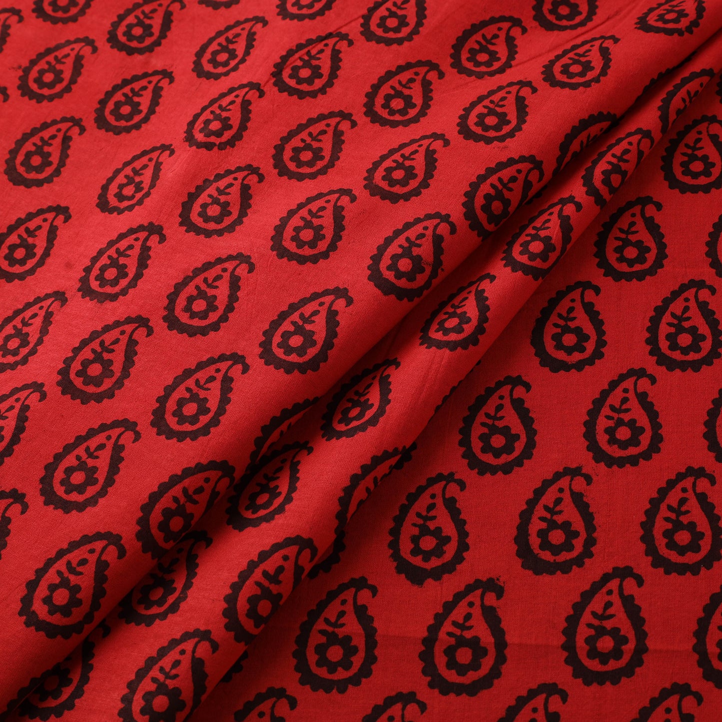 Bagh Hand Block Print Natural Dyed Cotton Fabric 03