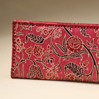 embossed leather wallet