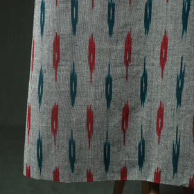 Pochampally Ikat Weave Cotton 2pc Unstitched Dress Material Kurta Set 07