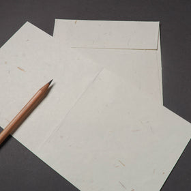 Flying Lotus Mudra - Handmade Paper Greeting Card 