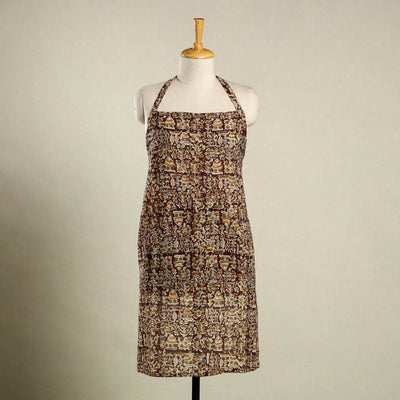 Multicolor - kalamkari cotton apron with pocket 18