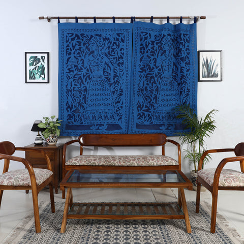 Applique Cutwork Window Curtain