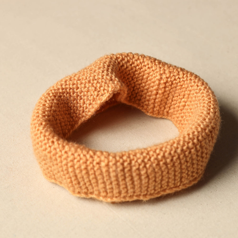 Brown - Kumaun Hand Knitted Woolen Warm Headband 41