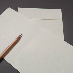 Flying Lotus Mudra - Handmade Paper Greeting Card 