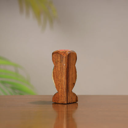 King & Queen - Traditional Burdwan Wood Craft Handpainted Sculpture (Tiny, Set of 2) 32