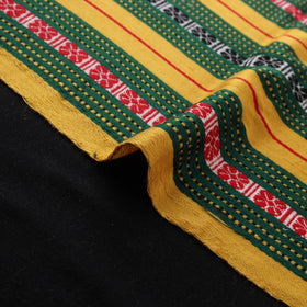 Pure Handwoven Bharashai Mashru Fabric (Width - 21 in) 06