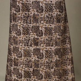 Beige - 2pc pedana cotton unstitched kalamkari dress