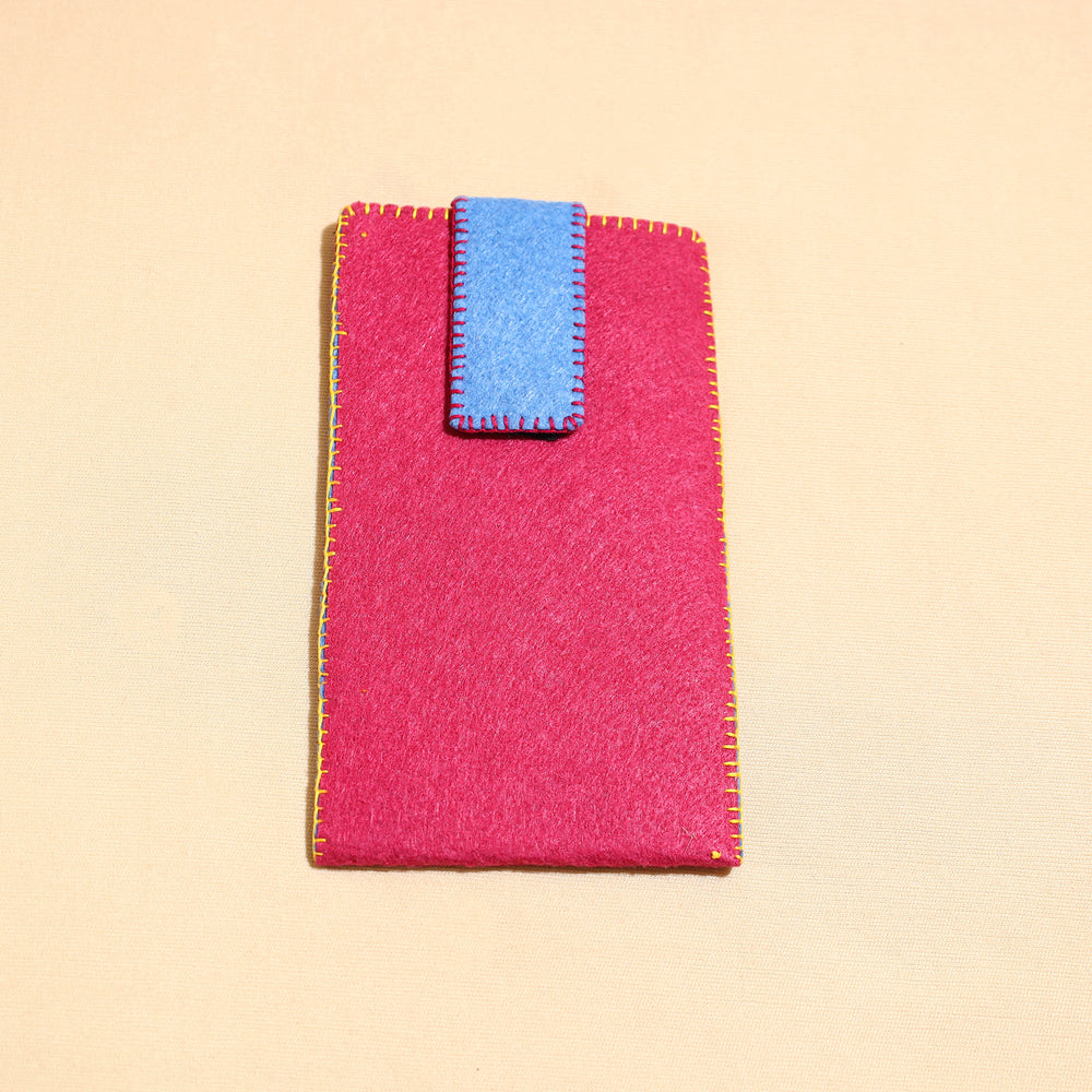 felt mobile pouch