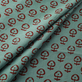 Bagh Hand Block Print Natural Dyed Cotton Fabric 05
