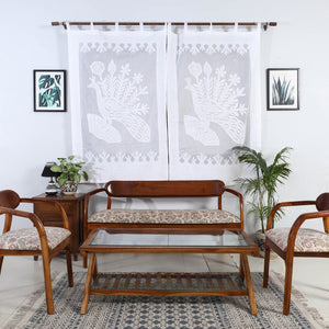 Applique Cutwork Window Curtain