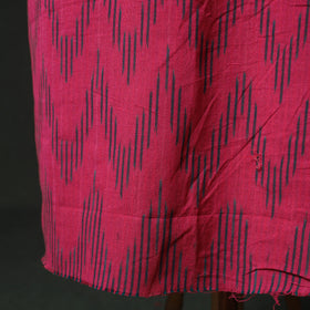 Pochampally Ikat Weave Cotton 2pc Unstitched Dress Material Kurta Set 08